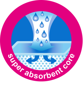 Super Absorbent Core with LDL